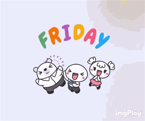 Find <b>GIFs</b> with the latest and newest hashtags! Search, discover and share your favorite <b>Friday</b>-the-13th <b>GIFs</b>. . Happy friday gif cute